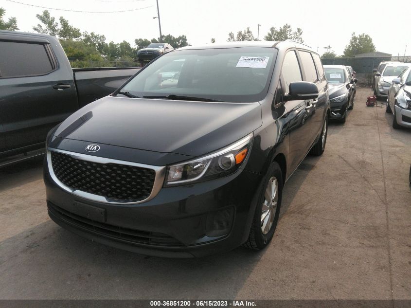 2016 KIA SEDONA LX - KNDMB5C10G6134589