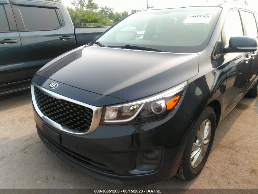 2016 KIA SEDONA LX - KNDMB5C10G6134589