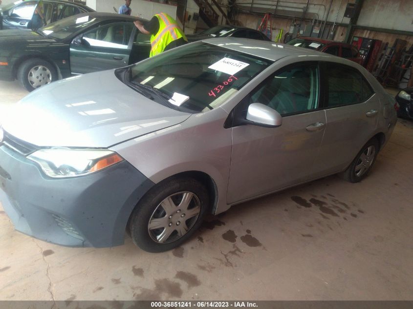 2015 TOYOTA COROLLA L/LE/S/S PLUS/LE PLUS - 2T1BURHE7FC433007