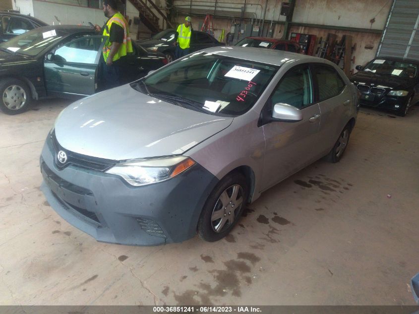 2015 TOYOTA COROLLA L/LE/S/S PLUS/LE PLUS - 2T1BURHE7FC433007