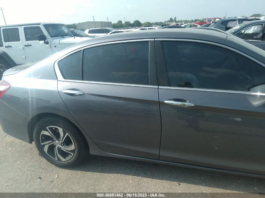 2016 HONDA ACCORD SEDAN LX - 1HGCR2F39GA031012