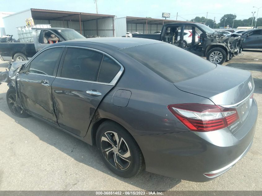 2016 HONDA ACCORD SEDAN LX - 1HGCR2F39GA031012