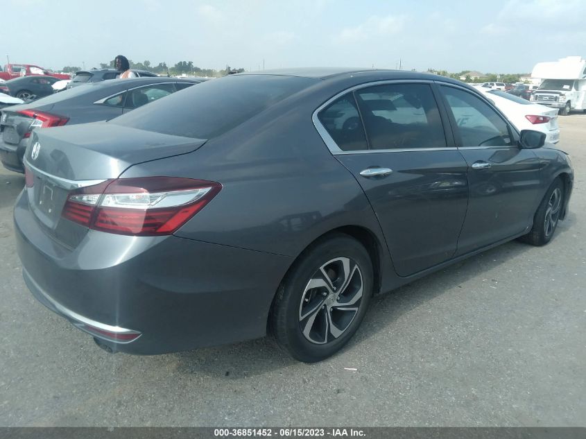 2016 HONDA ACCORD SEDAN LX - 1HGCR2F39GA031012