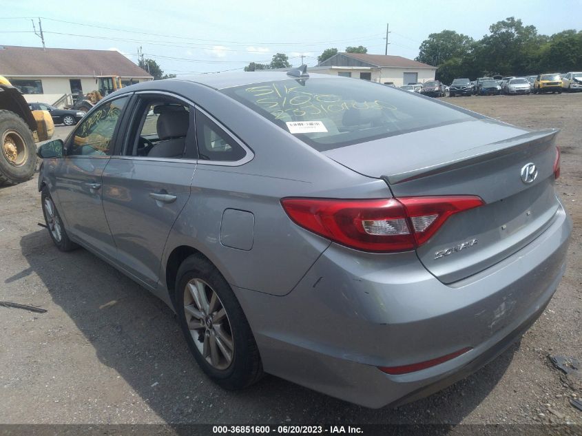 2015 HYUNDAI SONATA 2.4L SE - 5NPE24AFXFH175183