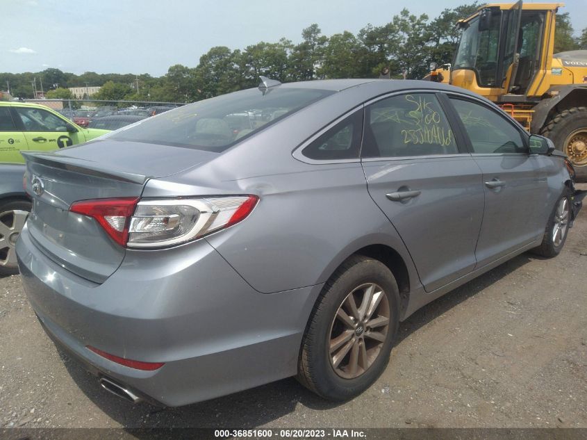 2015 HYUNDAI SONATA 2.4L SE - 5NPE24AFXFH175183