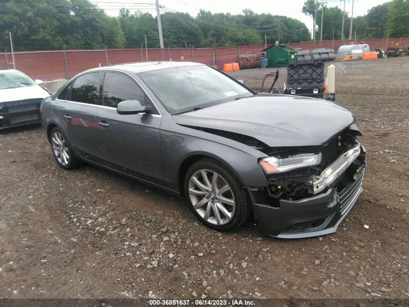 2013 AUDI A4 PREMIUM - WAUBFAFLXDN034063