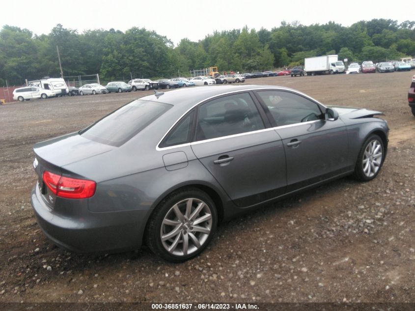 2013 AUDI A4 PREMIUM - WAUBFAFLXDN034063