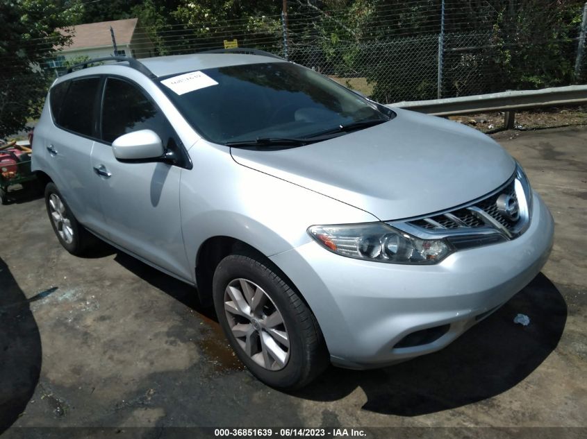 2013 NISSAN MURANO SV - JN8AZ1MUXDW211033