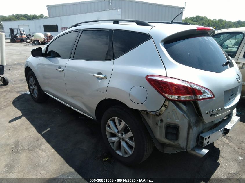 2013 NISSAN MURANO SV - JN8AZ1MUXDW211033