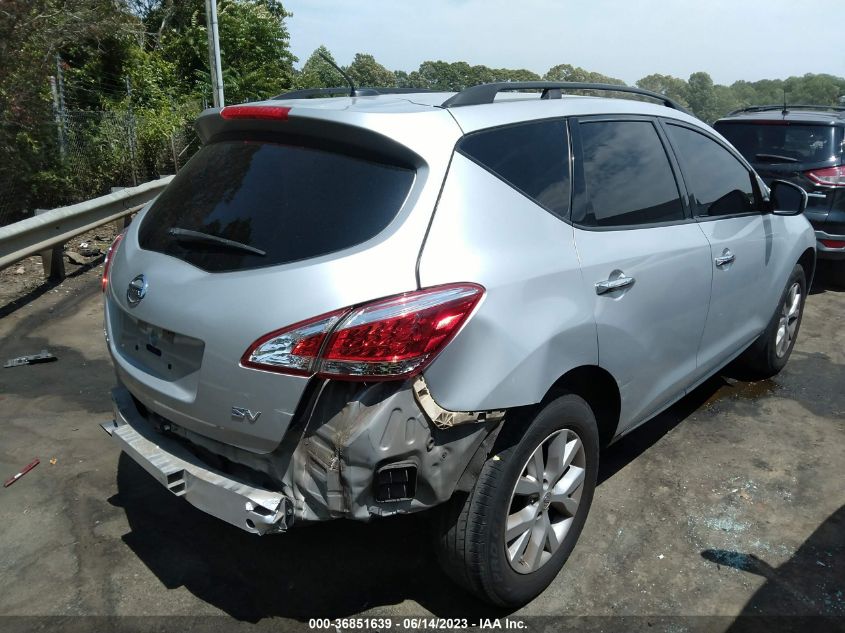 2013 NISSAN MURANO SV - JN8AZ1MUXDW211033