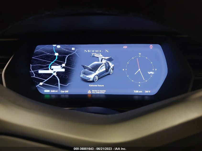2018 TESLA MODEL X 75D/100D/P100D - 5YJXCBE27JF103124