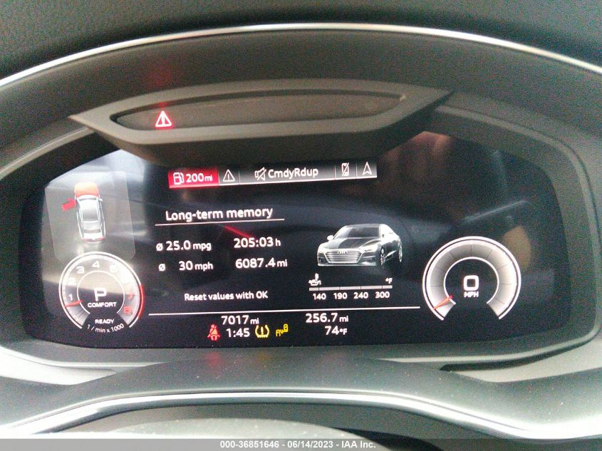 2022 AUDI A7 PREMIUM WAUP2BF23NN060598