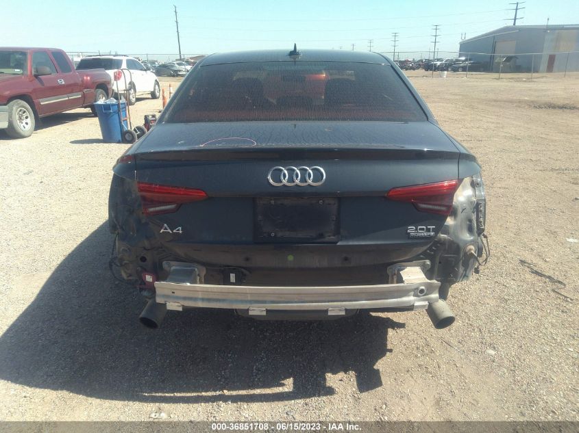 2017 AUDI A4 PREMIUM PLUS - WAUENAF43HN041306