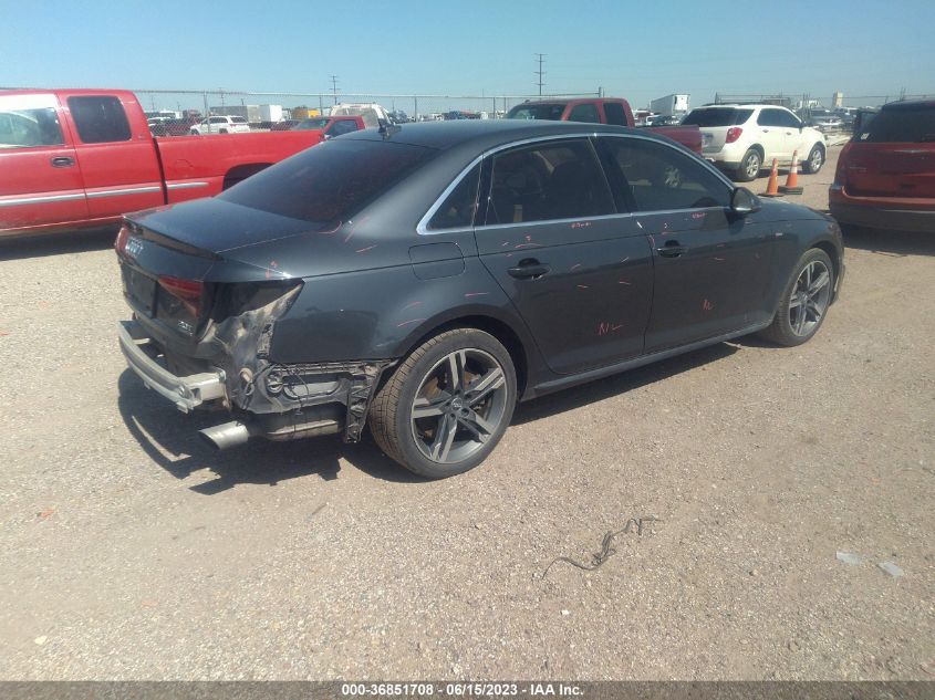 2017 AUDI A4 PREMIUM PLUS - WAUENAF43HN041306
