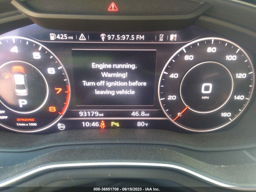 2017 AUDI A4 PREMIUM PLUS - WAUENAF43HN041306