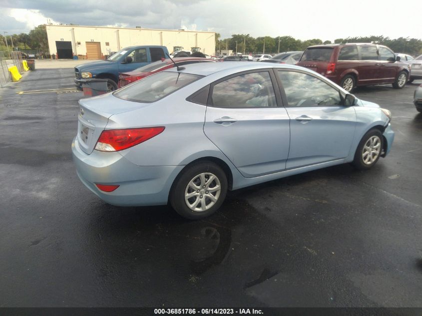 2014 HYUNDAI ACCENT GLS - KMHCT4AE2EU640311