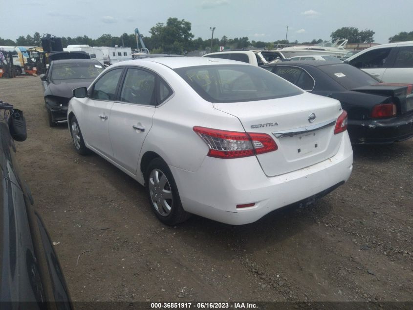 2015 NISSAN SENTRA SR/SL/S/SV/FE+ S - 3N1AB7AP7FY257841