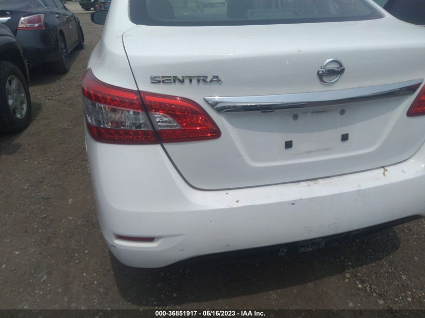 2015 NISSAN SENTRA SR/SL/S/SV/FE+ S - 3N1AB7AP7FY257841