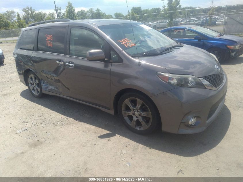 2013 TOYOTA SIENNA SE - 5TDXK3DC4DS345503
