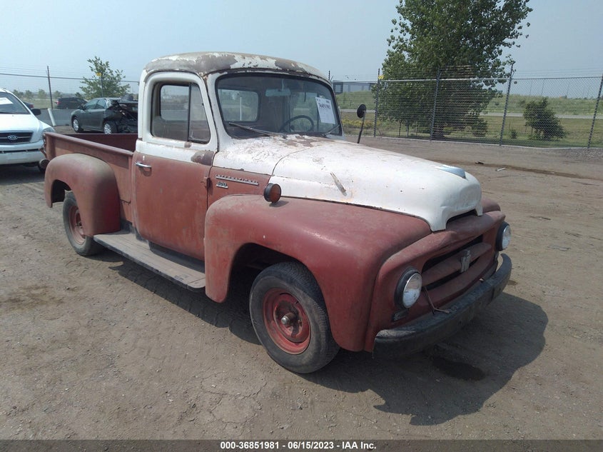 INTERNATIONAL PICKUP 1955. Lot# 36851981. VIN R10024017        . Photo 1