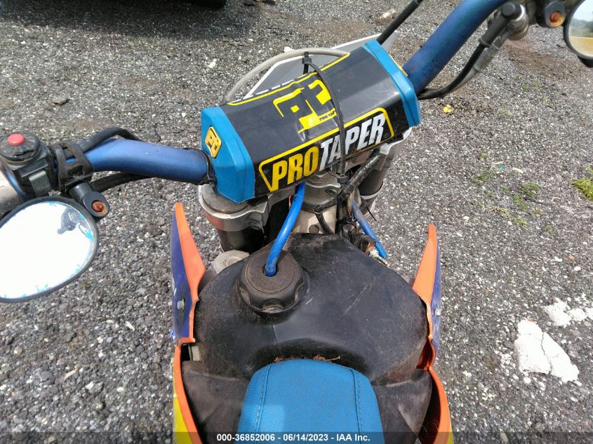 2003 KTM 250 EXC VBKEXJ2333M214586