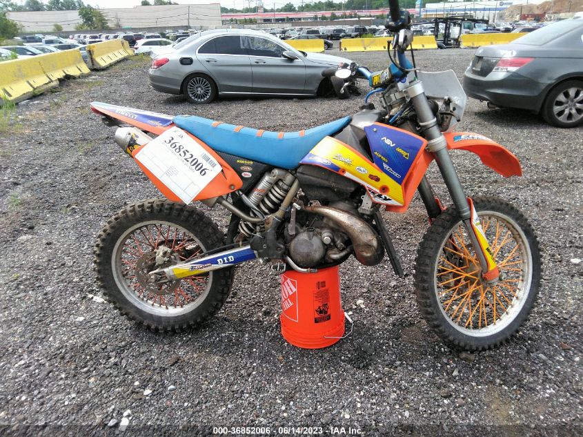 2003 KTM 250 EXC VBKEXJ2333M214586