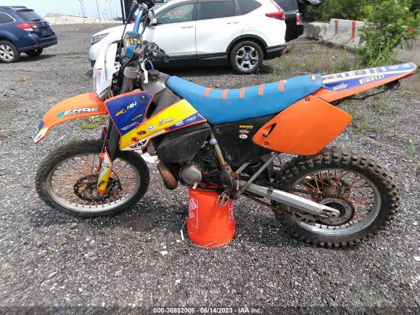 2003 KTM 250 EXC VBKEXJ2333M214586