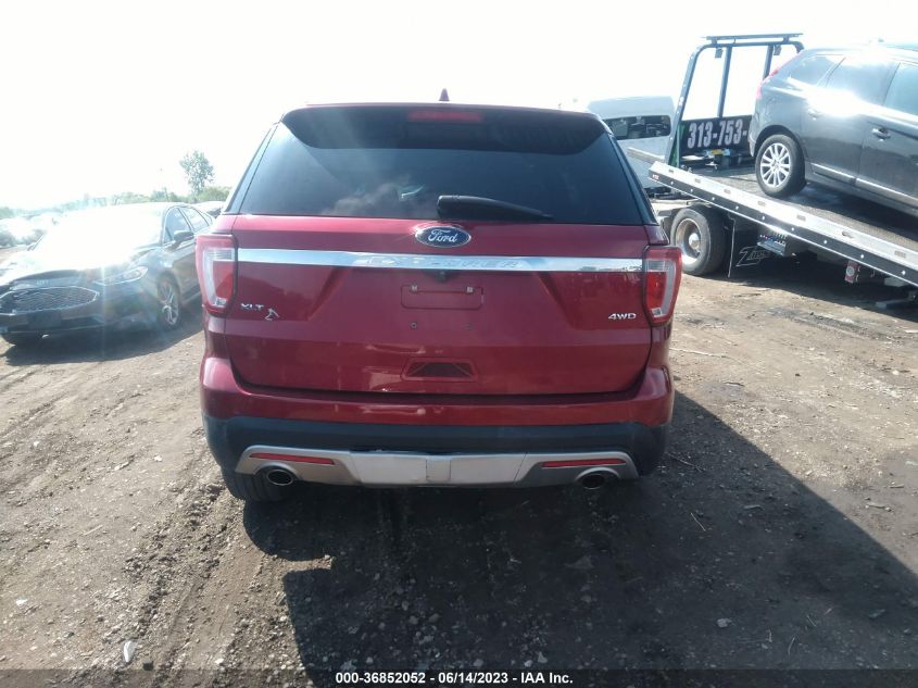 2017 FORD EXPLORER XLT - 1FM5K8D88HGA33129