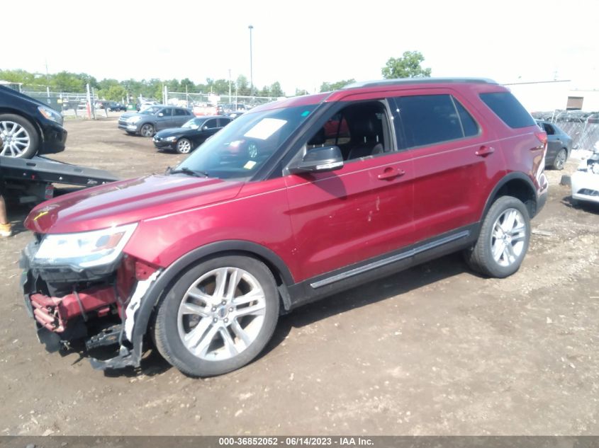 2017 FORD EXPLORER XLT - 1FM5K8D88HGA33129
