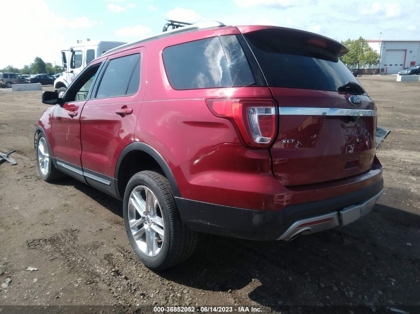 2017 FORD EXPLORER XLT - 1FM5K8D88HGA33129