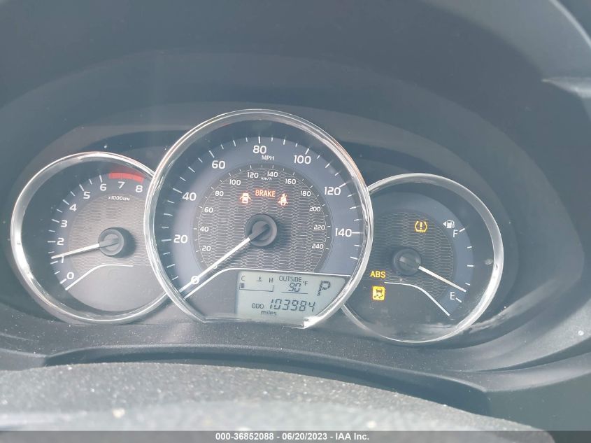 2014 TOYOTA COROLLA L/LE/S/S PLUS/LE PLUS - 2T1BURHE6EC222394