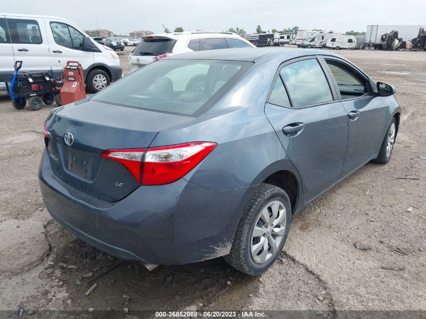 2014 TOYOTA COROLLA L/LE/S/S PLUS/LE PLUS - 2T1BURHE6EC222394