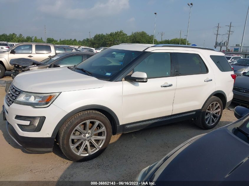 2016 FORD EXPLORER LIMITED - 1FM5K7F87GGA56195