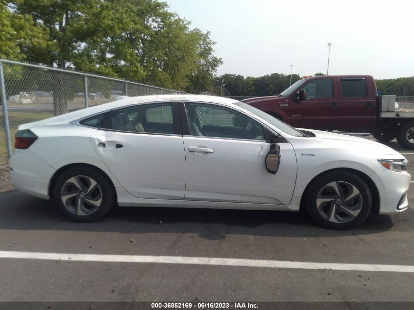 2019 HONDA INSIGHT EX 19XZE4F56KE001263