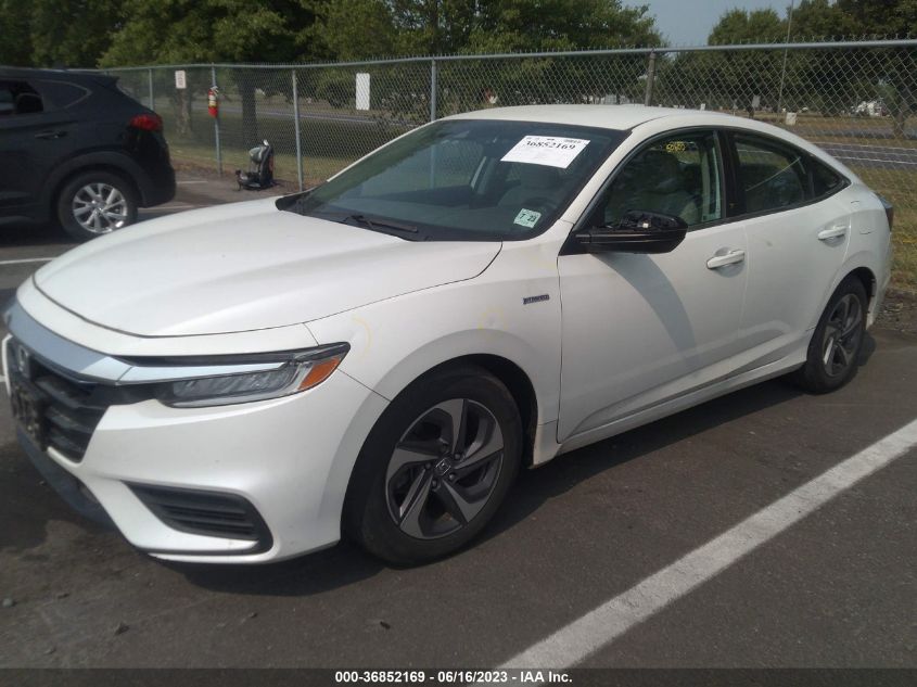 2019 HONDA INSIGHT EX 19XZE4F56KE001263