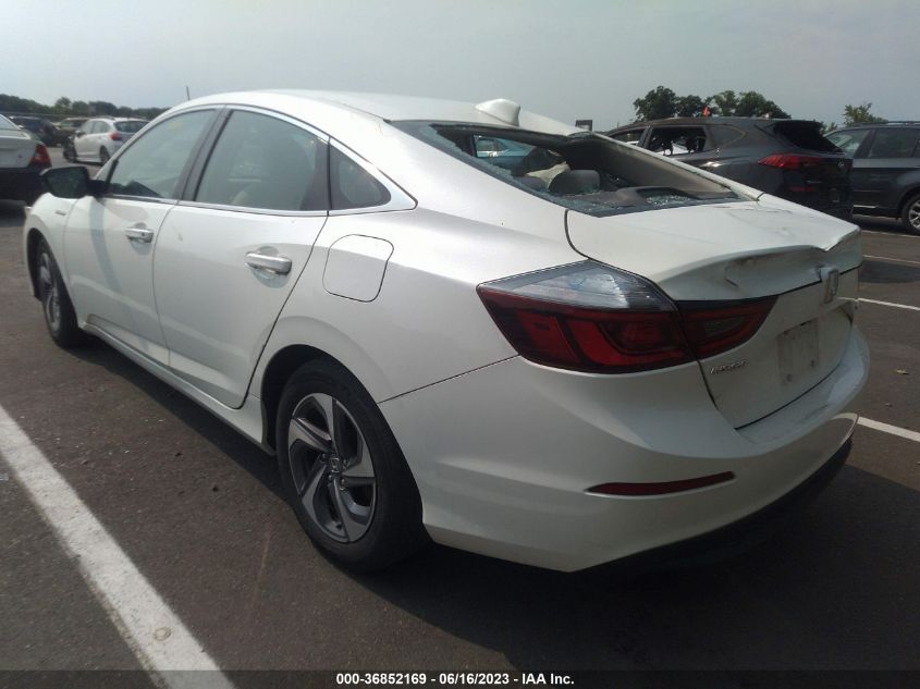 2019 HONDA INSIGHT EX 19XZE4F56KE001263