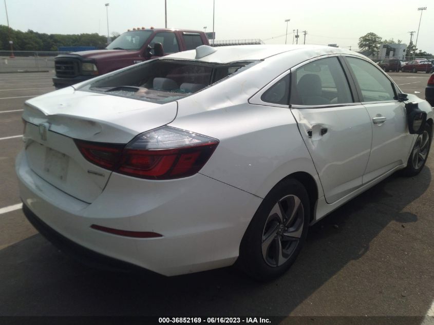 2019 HONDA INSIGHT EX 19XZE4F56KE001263
