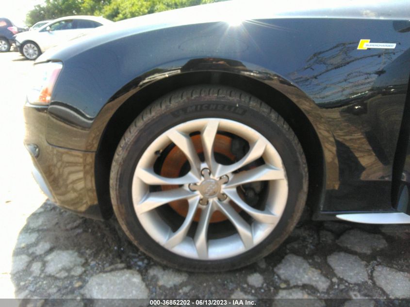 2013 AUDI S5 PRESTIGE WAUVGAFR5DA016852