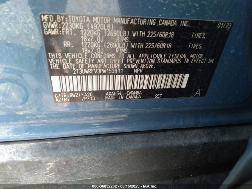 2023 TOYOTA RAV4 HYBRID - 2T3UWRFV3PW153811