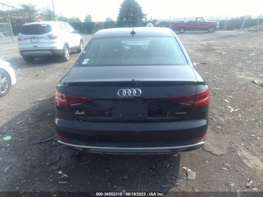 2019 AUDI A4 PREMIUM PLUS - WAUENAF46KA051097