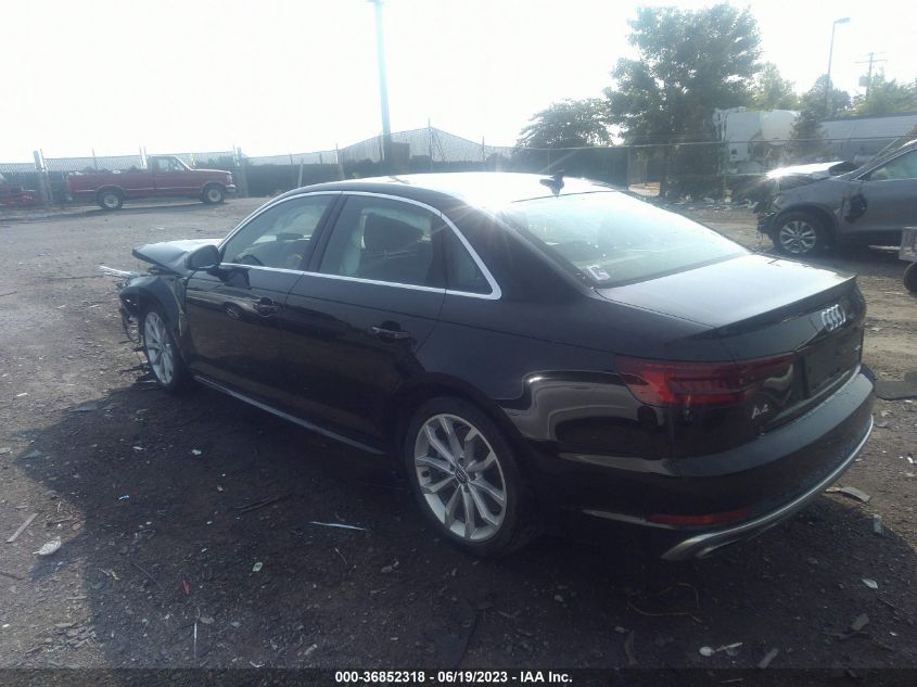 2019 AUDI A4 PREMIUM PLUS - WAUENAF46KA051097