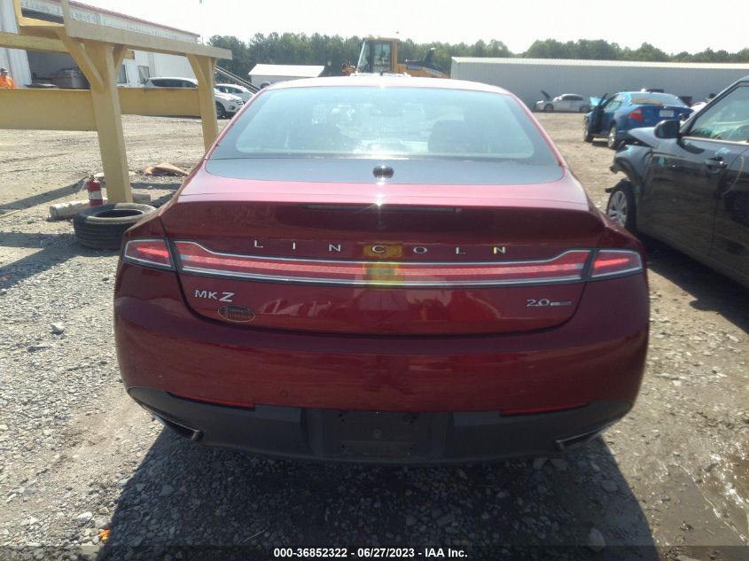 2016 LINCOLN MKZ - 3LN6L2G98GR624409