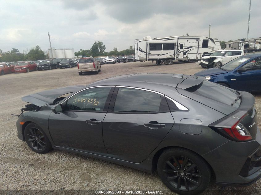 2021 HONDA CIVIC HATCHBACK EX - SHHFK7H63MU222494