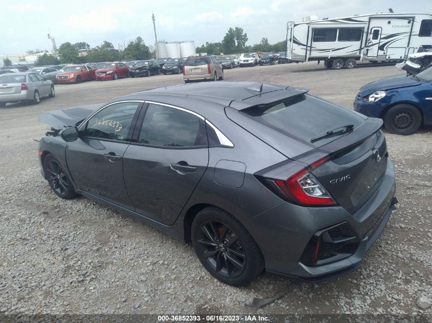2021 HONDA CIVIC HATCHBACK EX - SHHFK7H63MU222494