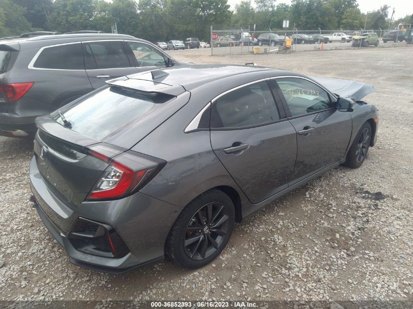 2021 HONDA CIVIC HATCHBACK EX - SHHFK7H63MU222494