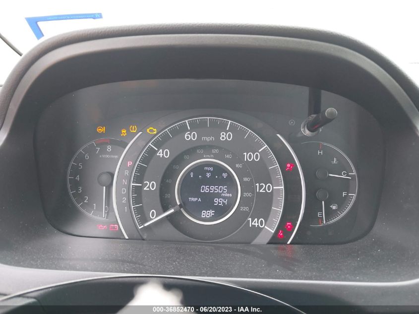 2013 HONDA CR-V EXL - 5J6RM3H74DL019986