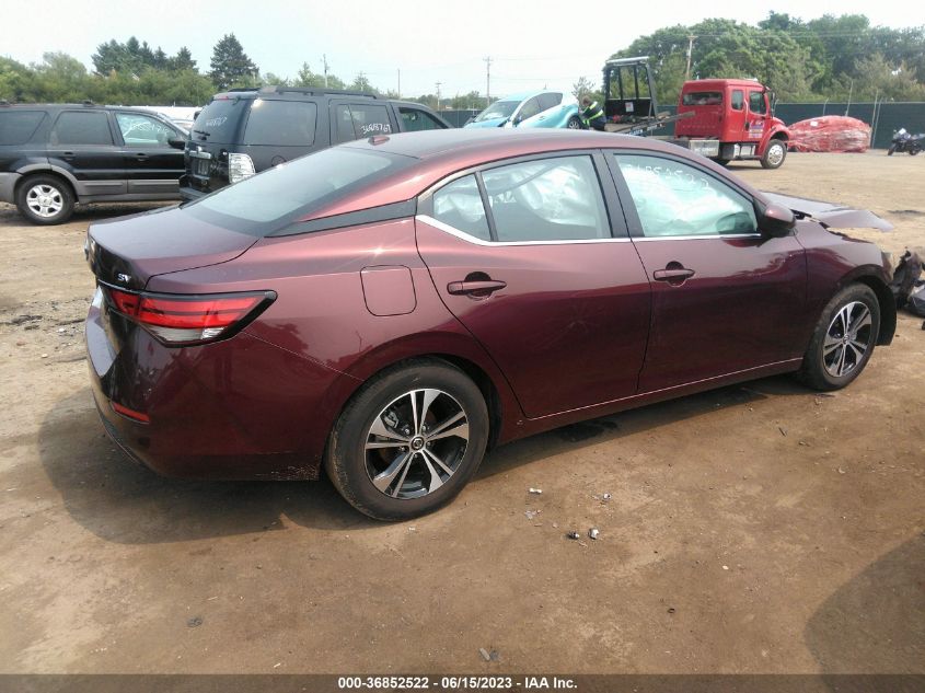 2022 NISSAN SENTRA SV - 3N1AB8CV5NY241508