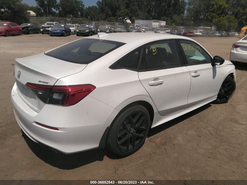 2023 HONDA CIVIC SEDAN SPORT - 2HGFE2F54PH518503
