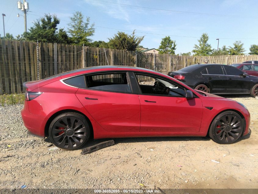 2021 TESLA MODEL 3 PERFORMANCE - 5YJ3E1EC7MF866700