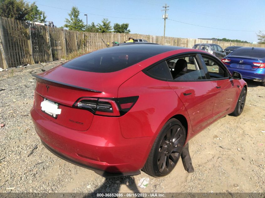 2021 TESLA MODEL 3 PERFORMANCE - 5YJ3E1EC7MF866700